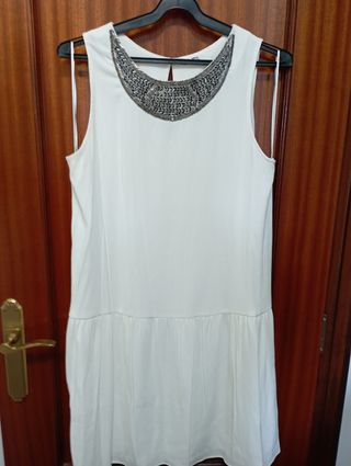 Vestido Mango blanco - Talla M