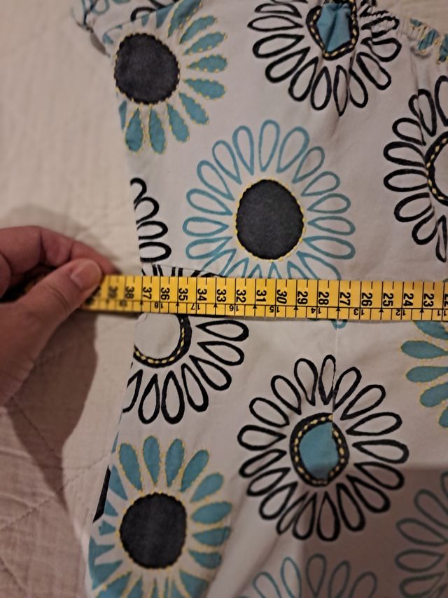 Vestido blanco y azul - verano