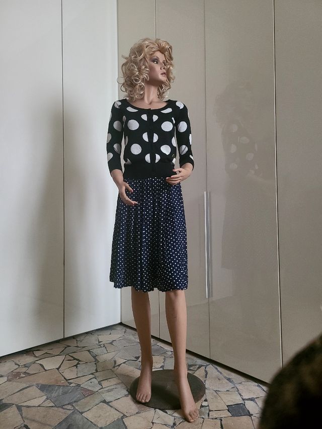 Gonna a pois vintage