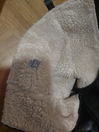 Botas Zara 38 - Piel - Borreguillo