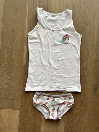 Completo intimo bimba 3-4 anni 
canotta e mutande