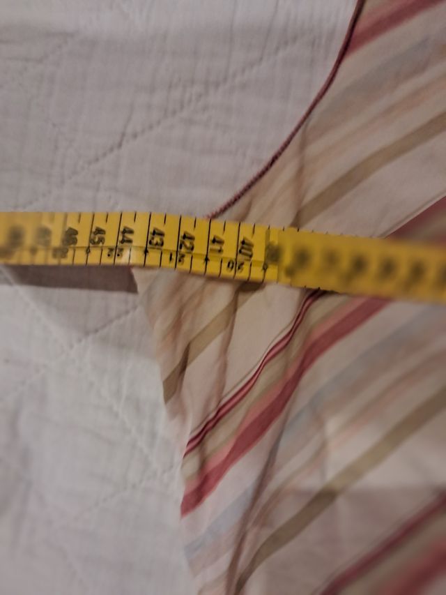 Camisa Blue Jeans M rayas beige, rojo, verde....