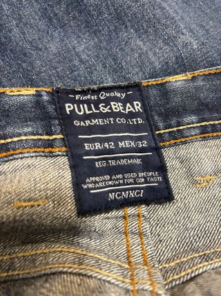 Bermuda vaquera Pull & Bear, Talla 42 - SOLO ENVÍO