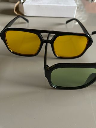 Occhiali da sole unisex - gialli e verdi