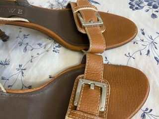 Sandalias tacón Loewe marrón