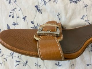 Sandalias tacón Loewe marrón