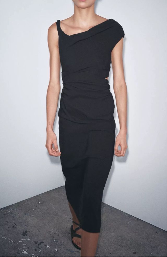 Vestido negro Zara - Talla S