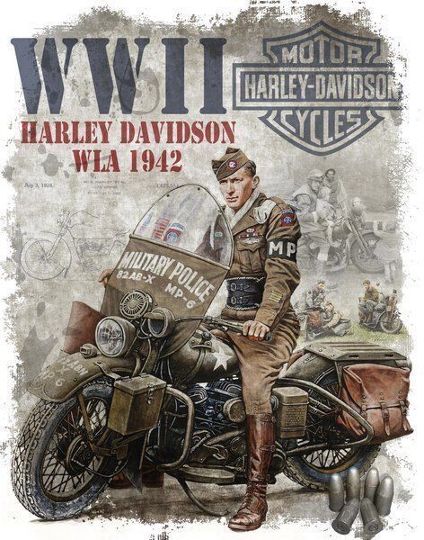 Pósters Harley-Davidson & Indian