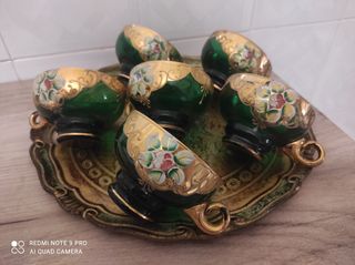 Set 6 tazze Murano vintage