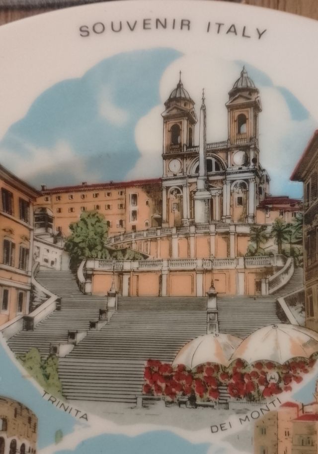 Piatto souvenir di Roma