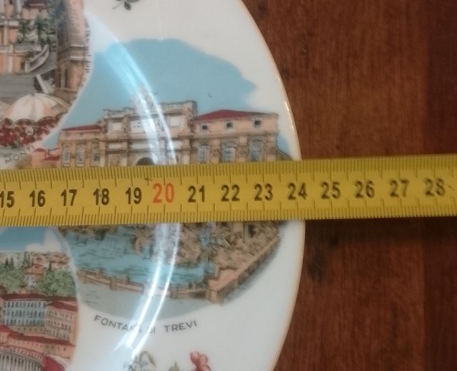 Piatto souvenir di Roma