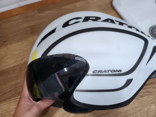 Casco Triatlón Cratoni blanco