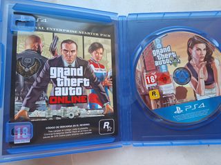 GTA V Premium Ed. PS4, código sin usar

