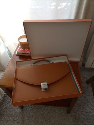 Cartera piel marrón - Ejecutivo