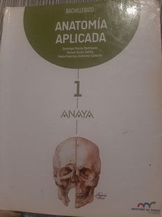 Libro de Anatomia primero bachillerato.