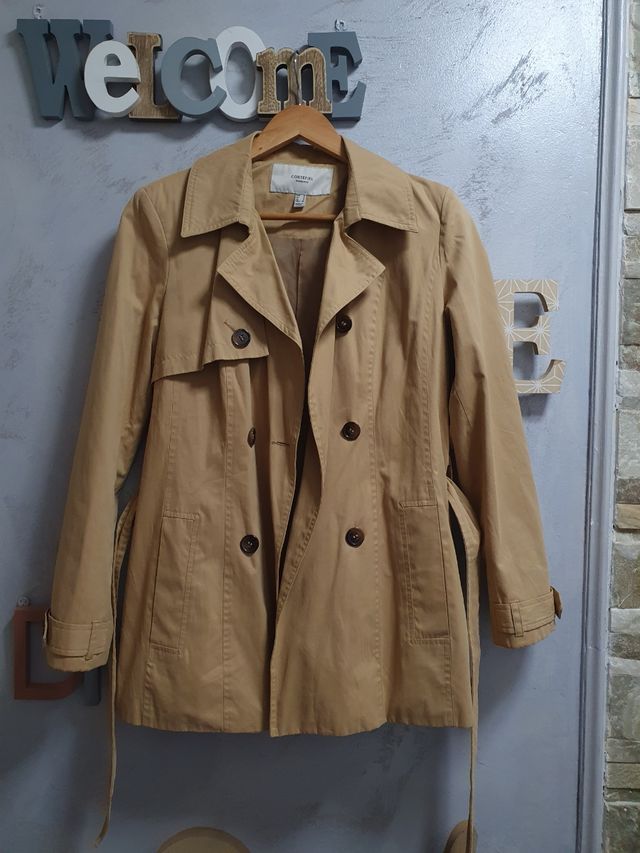 Trench beige Cortefiel