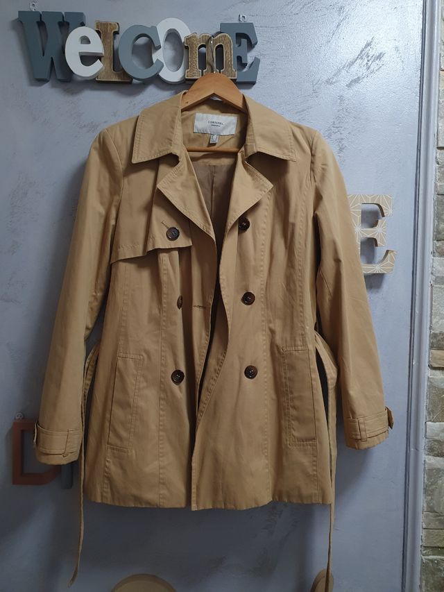 Trench beige Cortefiel