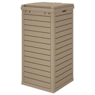 vidaXL Cubo de basura exterior polipropileno