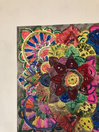 Quadro Mandala Dipinto a Mano