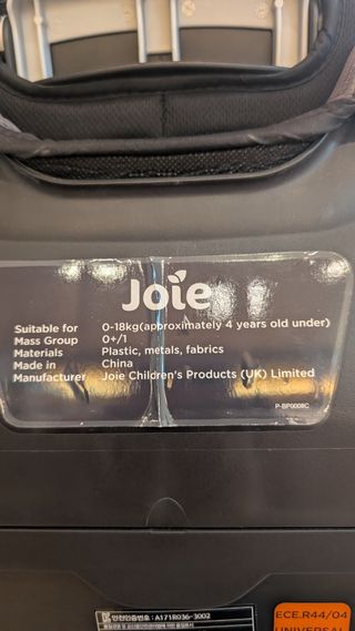 Silla coche Joie Stages 0-18kg