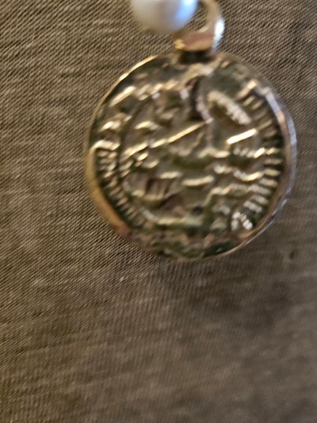 Collana lunga oro e perle