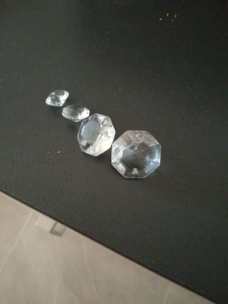 4 Diamantes de imitación
