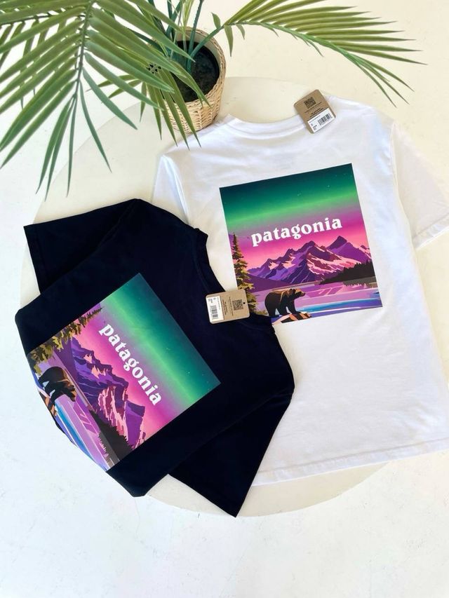 Patagonia: Camiseta - Negro