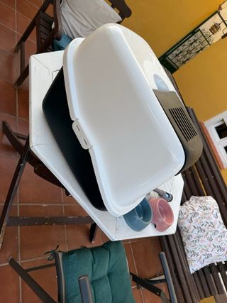 Caja arena gato con pala