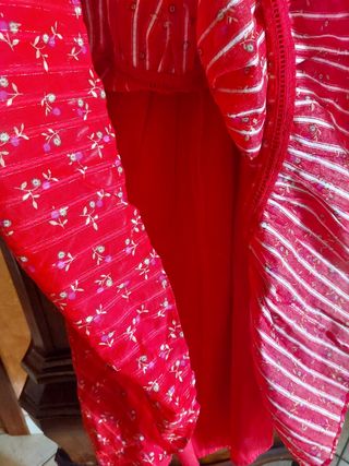 Vestito lungo ASOS rosso XL