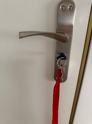 Maneta con bocallave para puerta de entrada