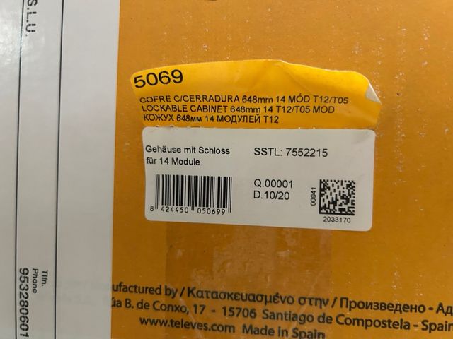 Televes 508612 - 12 Módulos