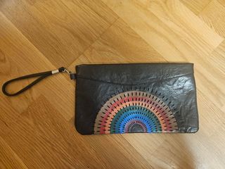 Bolso negro arcoiris