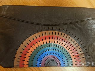 Bolso negro arcoiris