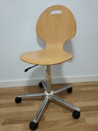 Silla giratoria madera haya