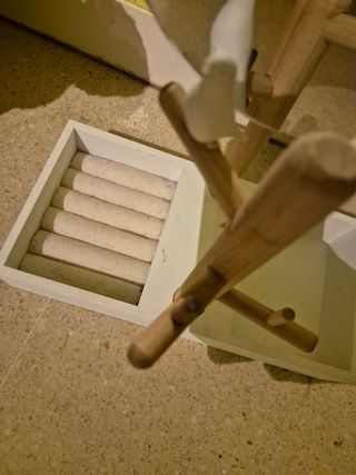 Joyero espejo madera blanco