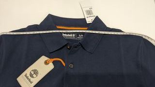 Polo Timberland S - Azul Marino/Granate. Nuevo