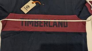 Polo Timberland S - Azul Marino/Granate. Nuevo