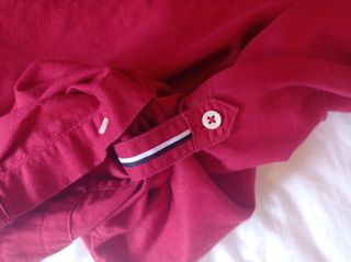 2 Camisas Zara Hombre Talla S roja y azul