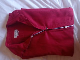 2 Camisas Zara Hombre Talla S roja y azul