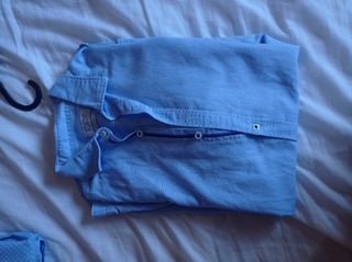 2 Camisas Zara Hombre Talla S roja y azul