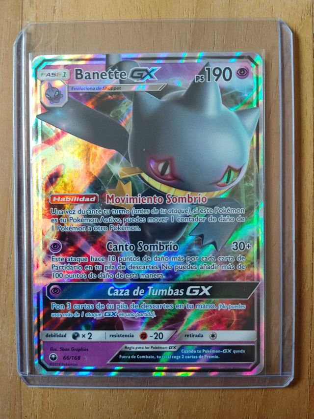 Banette GX 66/168 - Pokmon TCG de segunda mano por 4 EUR en Valencia en WALLAPOP Banette GX 66/168 - Pokmon TCG de segunda mano por 4 EUR en Valencia en WALLAPOP