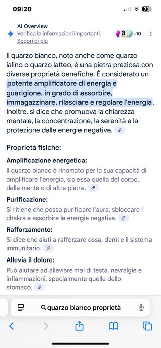 Geode di quarzo trasparente