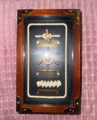 Scatola portachiavi in legno - marrone