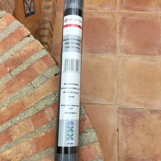 Malla Mosquitera Fibra Vidrio 1.2x3m