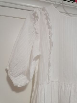 Vestido blanco Primark - Talla 42.