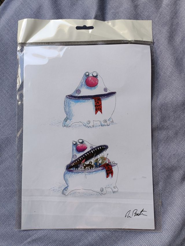 Lámina Tim Burton Labyrinth (Expo 2024)