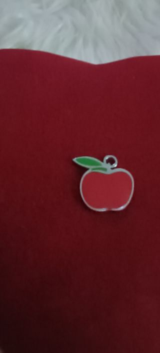 Colgante manzana rojo-verde