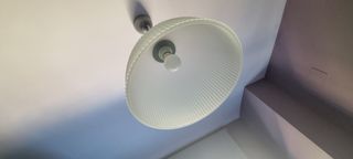 Lámpara techo vidrio - Gris/Blanco
