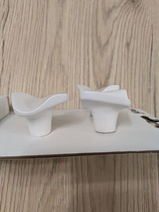 3 Pomelli REI bianchi 32x31 mm