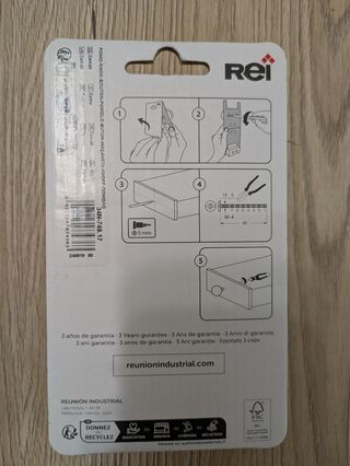 3 Pomelli REI bianchi 32x31 mm